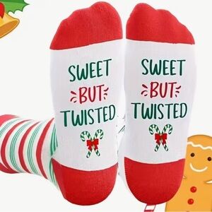 Sweet But Twisted Christmas Socks